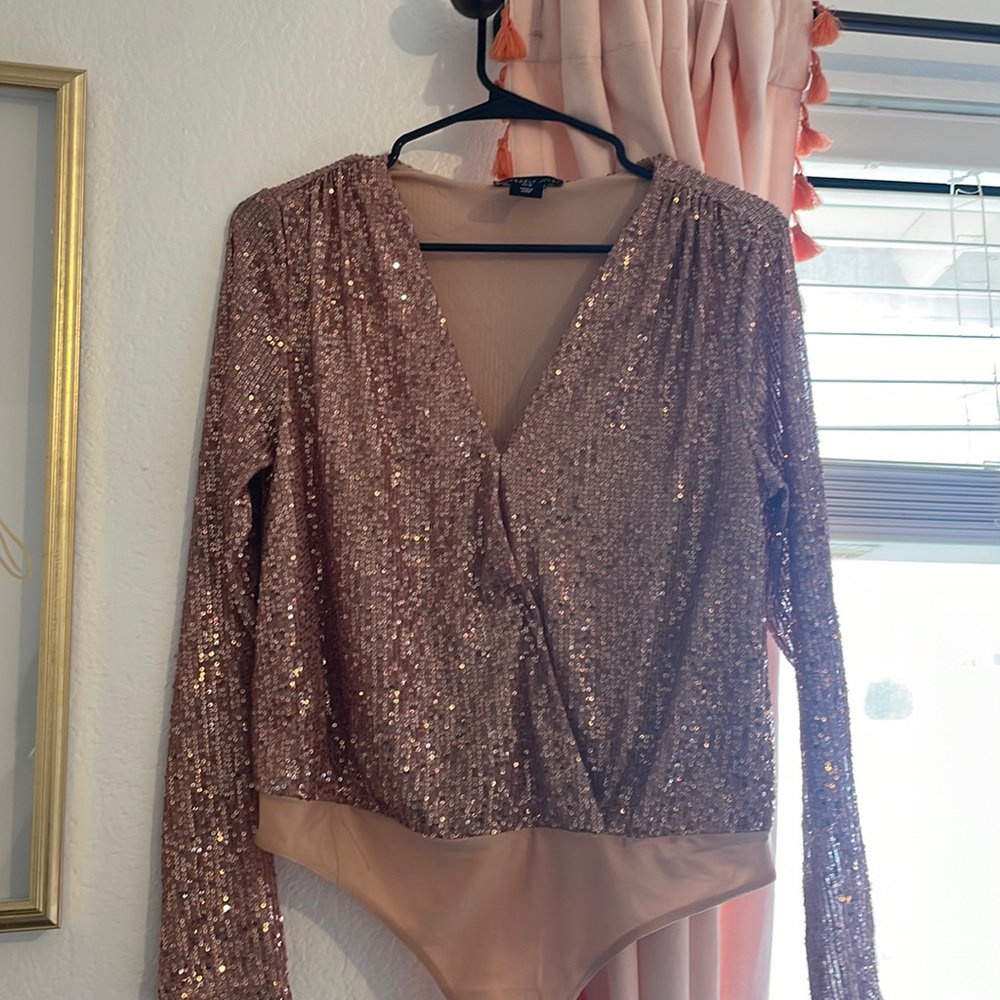 Glittery bodysuit